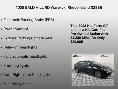 Certified 2023 Kia Forte GT-Line w/ GT-Line Premium Package image 26