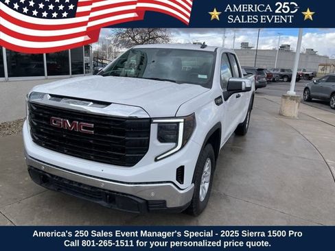 Used 2025 GMC Sierra 1500 Pro w/ Pro Value Package AWD/4WD image 2