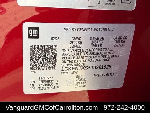New 2026 GMC Acadia Denali Ultimate w/ LPO, Floor Liner Package AWD/4WD image 27