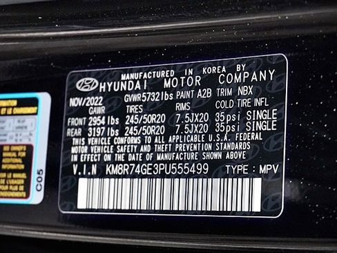 Certified 2023 Hyundai Palisade Calligraphy image 38