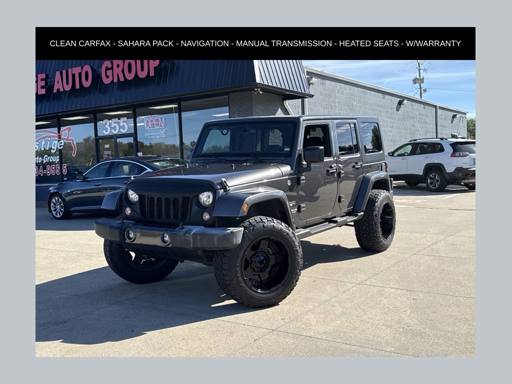 Used 2017 Jeep Wrangler Unlimited Sahara w/ Connectivity Group AWD/4WD image 1