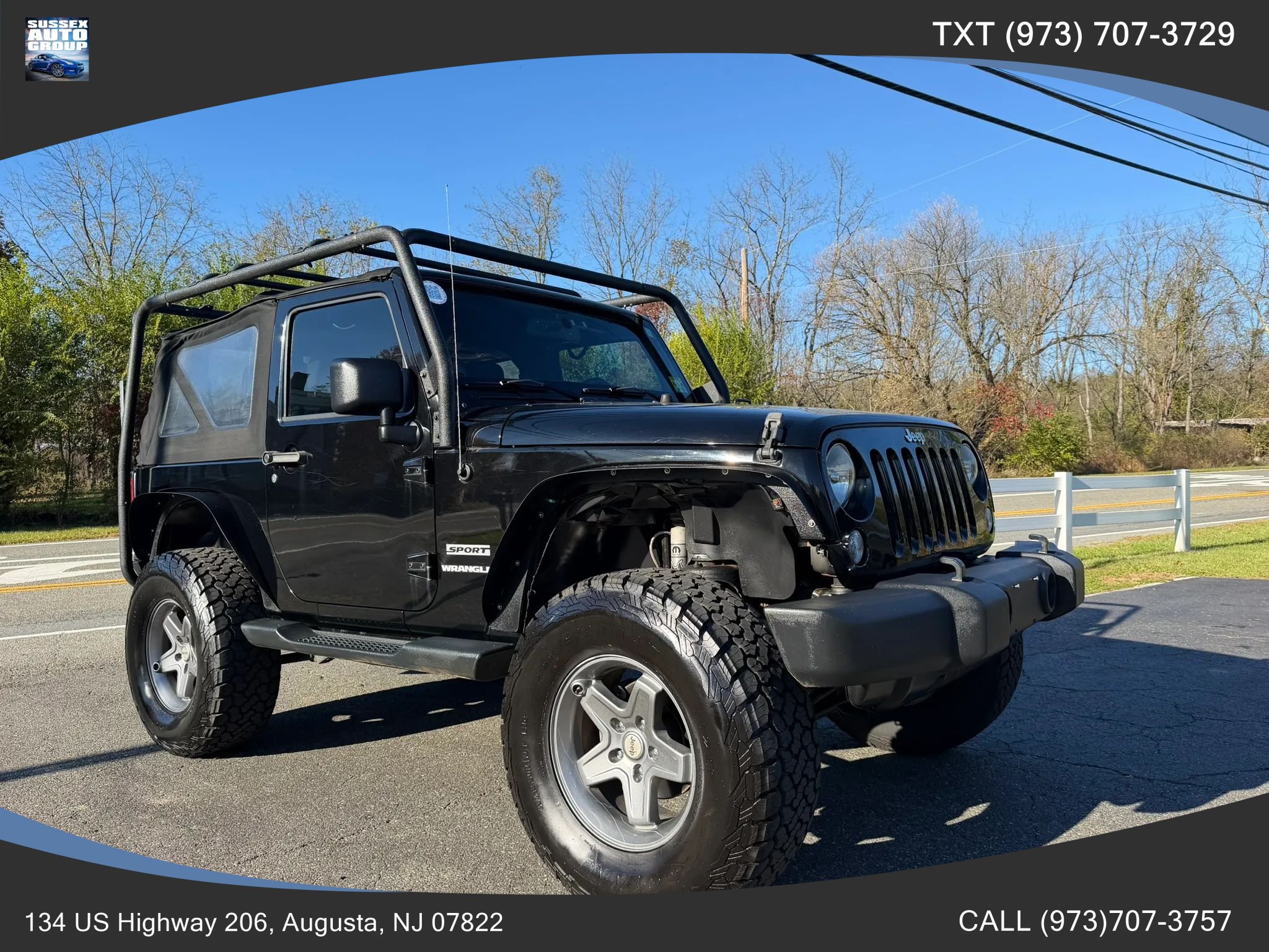 Used 2014 Jeep Wrangler Sport w/ Connectivity Group AWD/4WD image 1