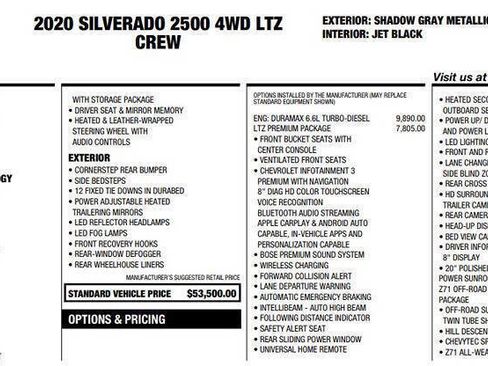 Used 2020 Chevrolet Silverado 2500 LTZ w/ LTZ Premium Package image 28