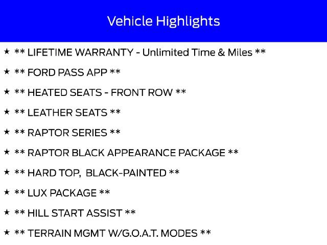 New 2026 Ford Bronco Raptor AWD/4WD image 2
