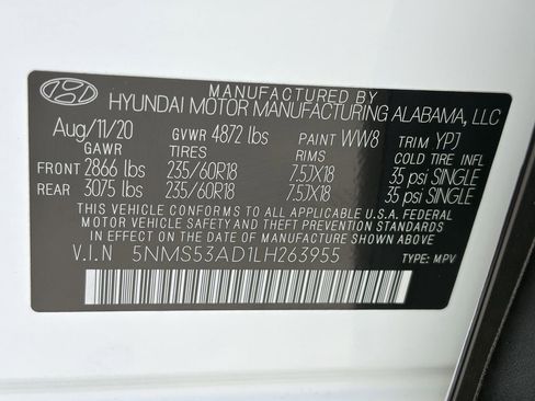 Used 2020 Hyundai Santa Fe Limited FWD image 31
