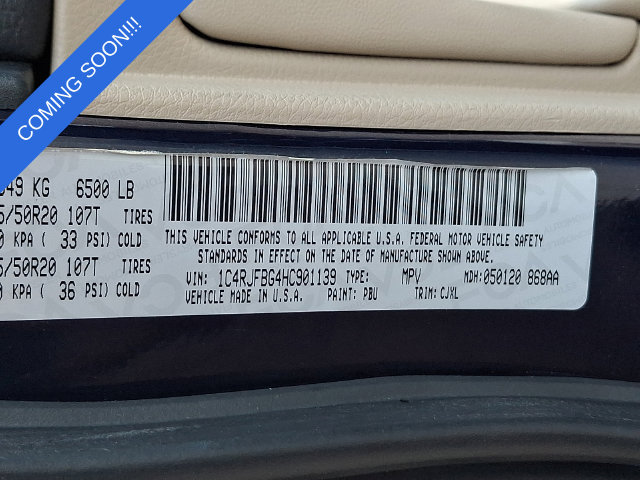 Used 2017 Jeep Grand Cherokee Limited AWD/4WD image 28