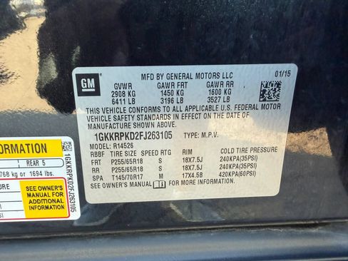 Used 2015 GMC Acadia SLE FWD image 62