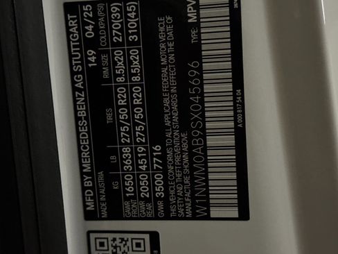 New 2025 Mercedes-Benz G 580 w/ EQ Technology image 25