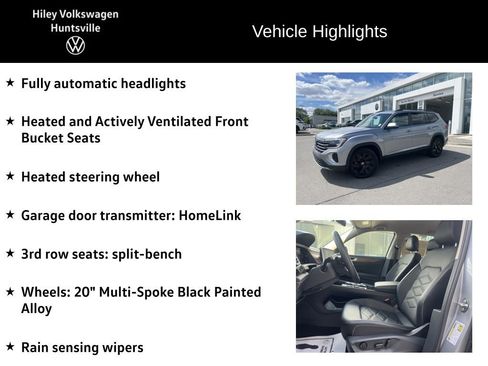 Used 2026 Volkswagen Atlas SE w/ Black Wheel Package FWD image 14