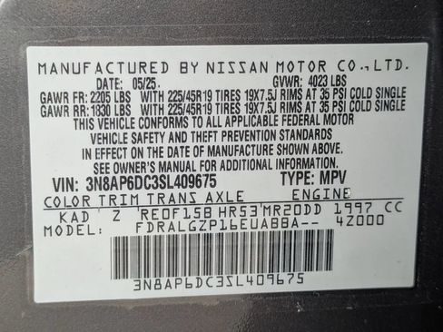 Certified 2025 Nissan Kicks SR w/ SR Premium Package FWD image 28