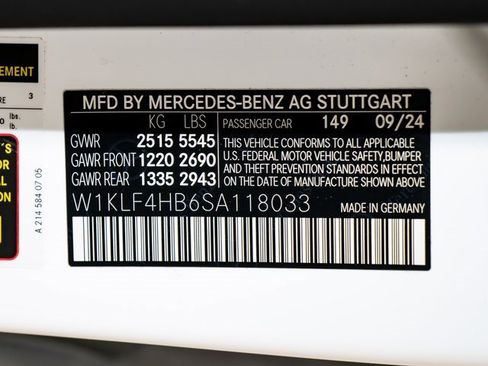 Certified 2025 Mercedes-Benz E 350 4MATIC Sedan image 23