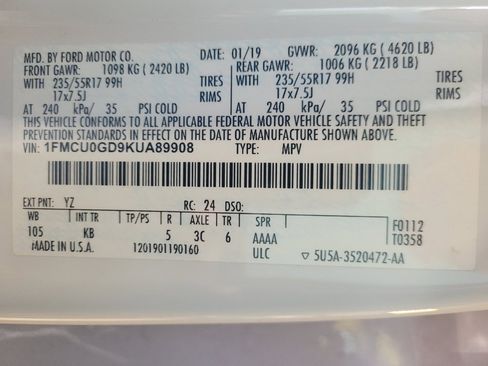 Used 2019 Ford Escape SE FWD image 33