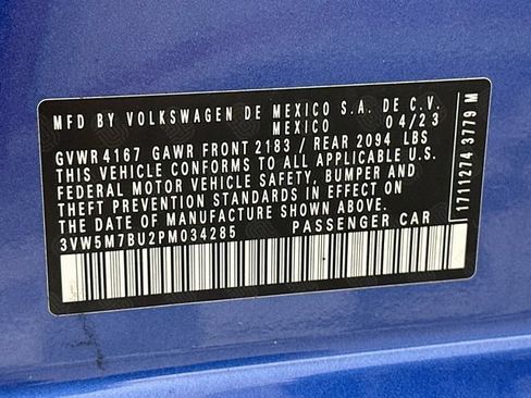 Certified 2023 Volkswagen Jetta S FWD image 29