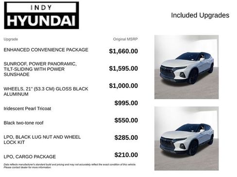 Used 2022 Chevrolet Blazer RS w/ Enhanced Convenience Package image 4