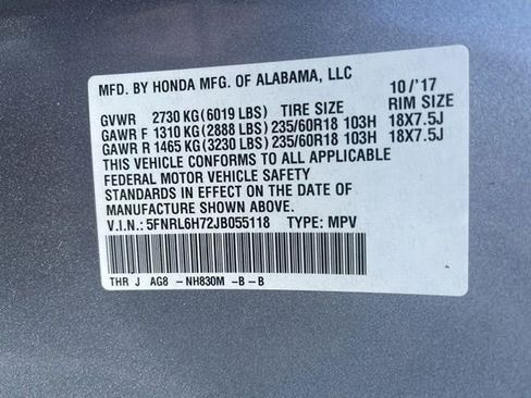 Used 2018 Honda Odyssey EX-L image 7