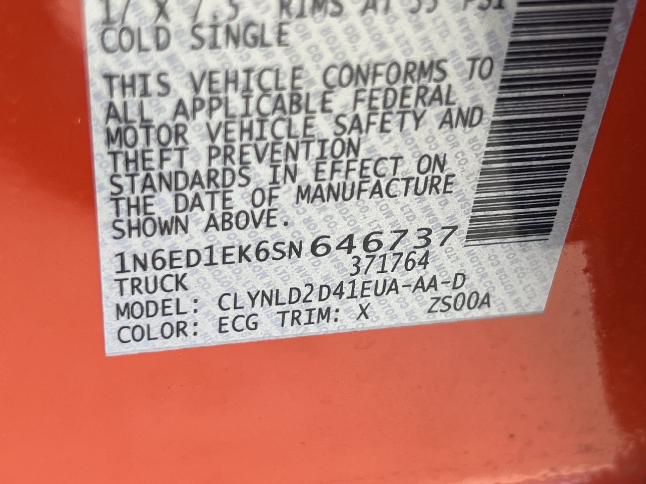 Used 2025 Nissan Frontier PRO-4X w/ Interior Protection Package AWD/4WD image 11