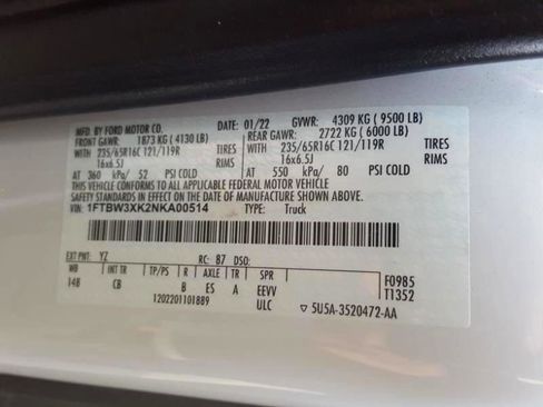 Used 2022 Ford E-Transit 148 High Roof Extended image 24