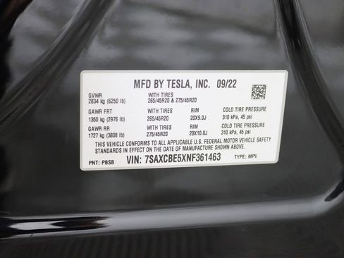 Used 2022 Tesla Model X AWD/4WD image 40
