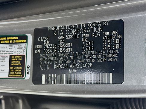 Used 2023 Kia EV6 Wind w/ Wind Technology Package RWD image 12