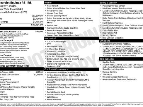 New 2026 Chevrolet Equinox RS w/ Convenience Package III image 28