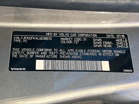 Used 2020 Volvo S60 T5 Momentum image 36