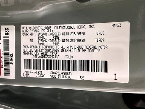 Used 2023 Toyota Tundra SR5 w/ TRD Sport Package image 44