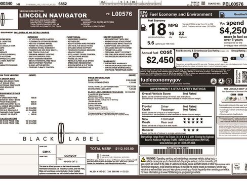 Used 2023 Lincoln Navigator Black Label image 6