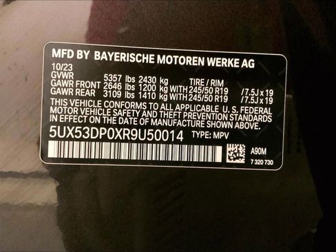 Certified 2024 BMW X3 xDrive30i w/ Premium Package image 32