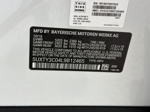 Used 2020 BMW X3 sDrive30i w/ Premium Package RWD image 25