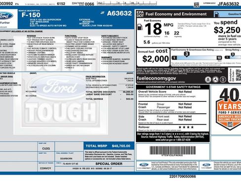 Used 2018 Ford F150 Lariat AWD/4WD image 11