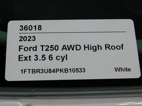 Used 2023 Ford Transit 250 148 High Roof Extended AWD w/ Load Area Protection Package image 49