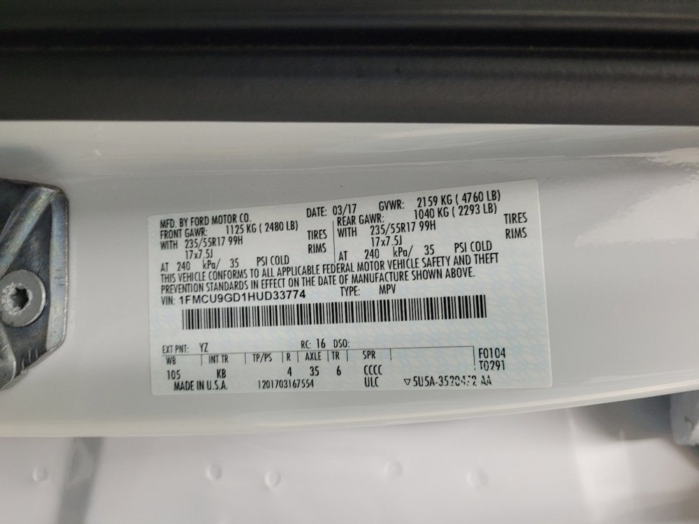 Used 2017 Ford Escape SE AWD/4WD image 33