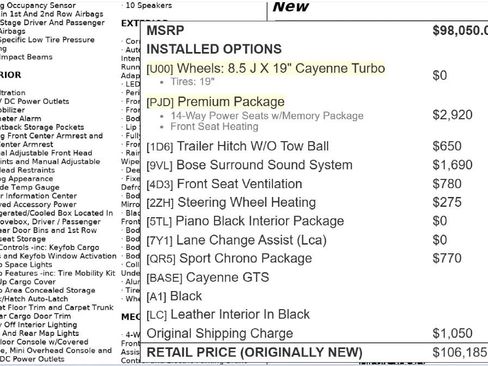 Used 2017 Porsche Cayenne GTS image 92