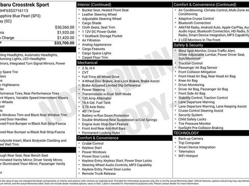 Certified 2025 Subaru Crosstrek 2.5i Sport image 6