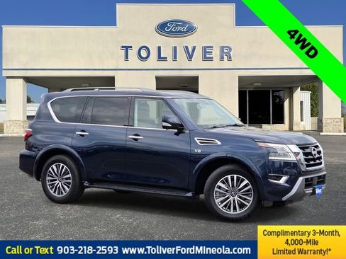 Used 2022 Nissan Armada SL w/ Captain's Chairs Package AWD/4WD image 1