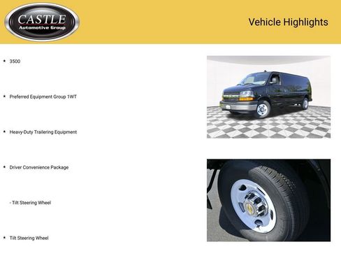 New 2025 Chevrolet Express 3500 Work Van w/ Driver Convenience Package image 3