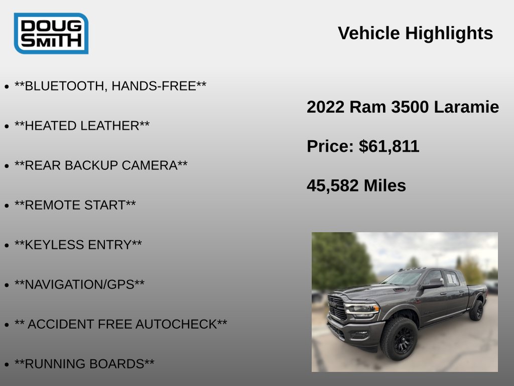 Certified 2022 RAM 3500 Laramie AWD/4WD image 4