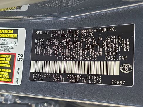 New 2026 Toyota Camry XSE FWD image 35