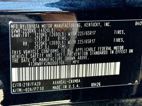 Used 2022 Toyota RAV4 XLE w/ Convenience Package AWD/4WD image 41
