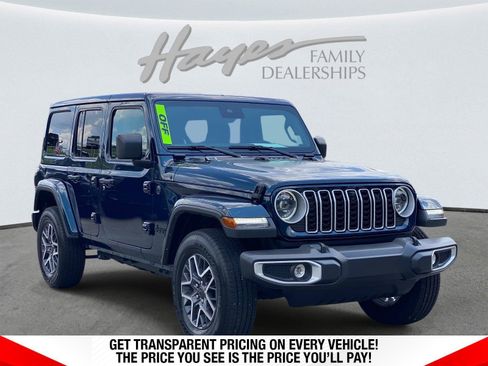 Used 2025 Jeep Wrangler Unlimited Sahara w/ Safety Group AWD/4WD image 1