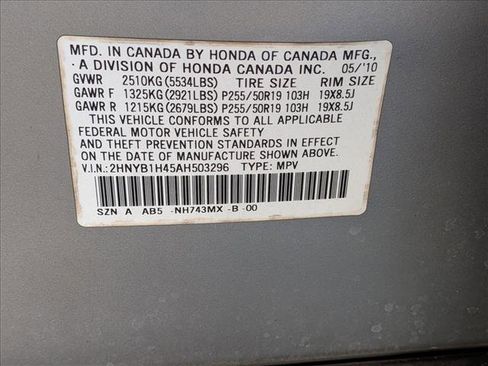 Used 2010 Acura ZDX w/ Technology Package image 23