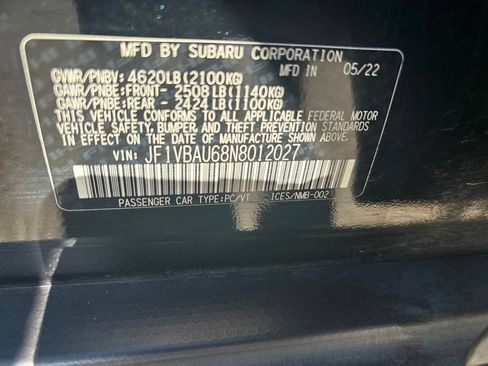 Used 2022 Subaru WRX GT AWD/4WD image 22