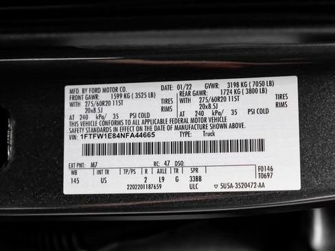 Used 2022 Ford F150 XLT w/ Equipment Group 302A High image 64