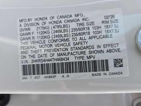 New 2026 Honda CR-V EX image 36