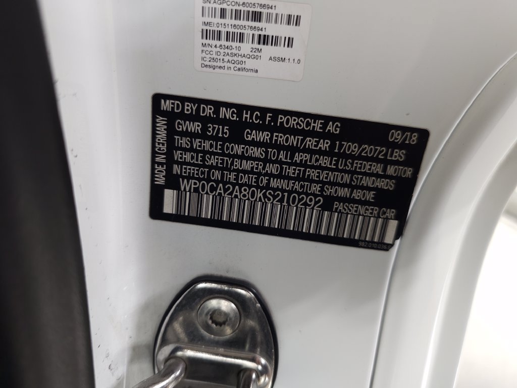 Used 2019 Porsche 718 Boxster RWD image 26
