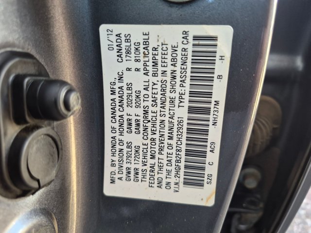 Used 2012 Honda Civic EX image 15