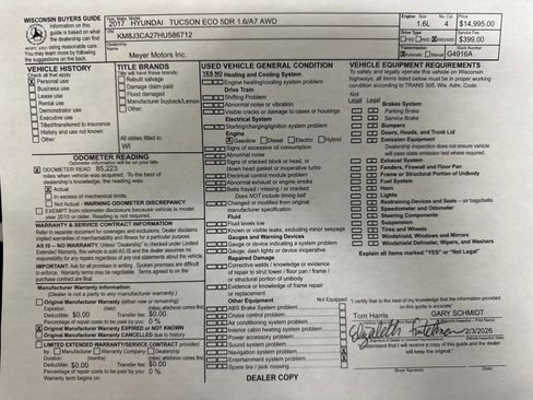 Used 2017 Hyundai Tucson Sport w/ Cargo Package image 26