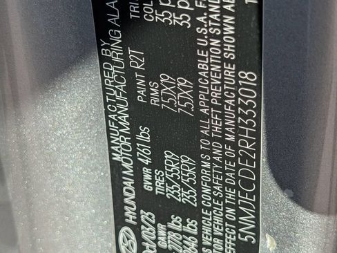 Used 2024 Hyundai Tucson Limited AWD/4WD image 37