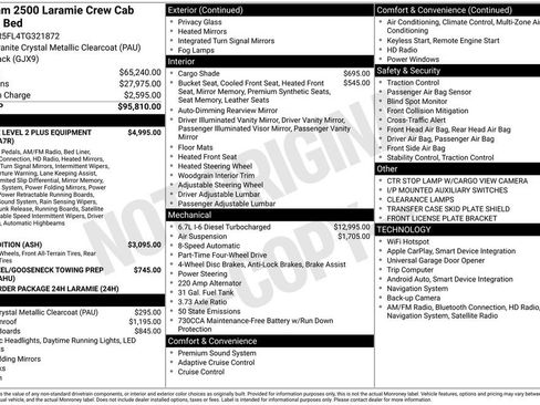 New 2026 RAM 2500 Laramie AWD/4WD image 3