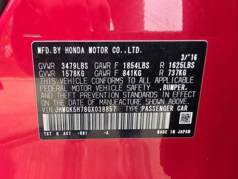 Used 2016 Honda Fit EX image 35
